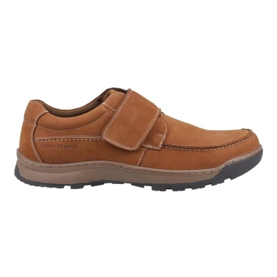 Hush Puppies Herren Casper Leder Schlupfschuhe (Hellbraun) - Image 1