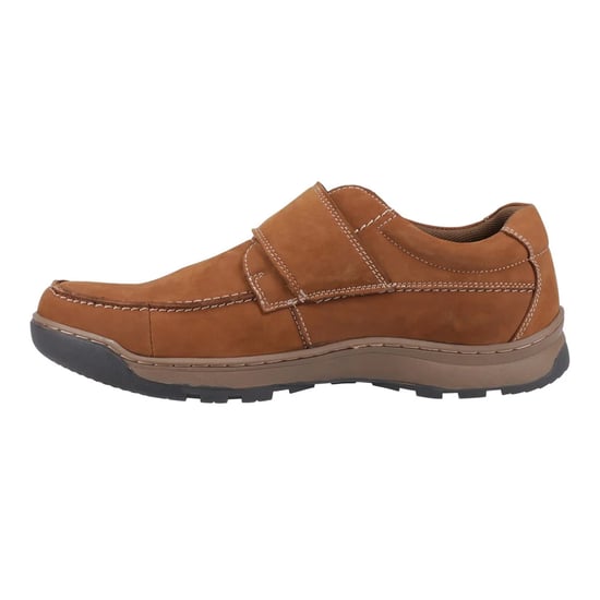 Hush Puppies Herren Casper Leder Schlupfschuhe (Hellbraun) - Image 3