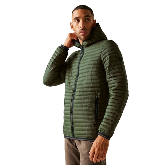 Regatta - "Rigain" Steppjacke für Herren (Oliv/Schwarz) - Image 4