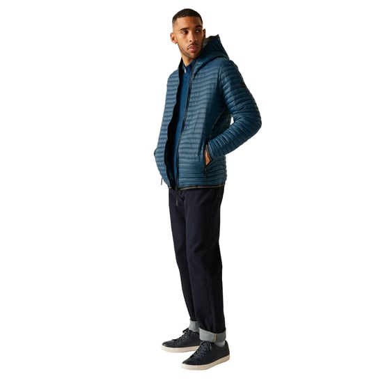 Regatta - "Rigain" Steppjacke für Herren (Dunkel-Jeansblau/Schwarz) - Image 5