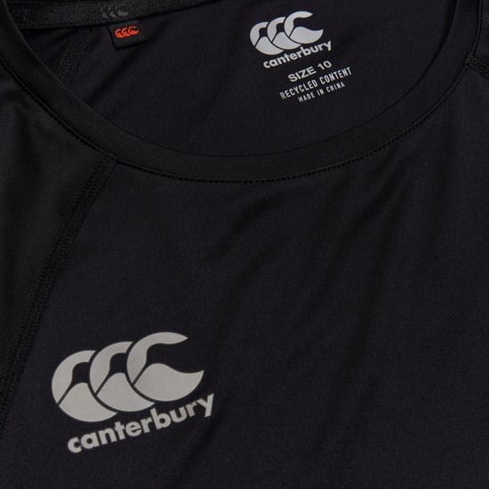 Canterbury - T-Shirt für Damen, Superleicht, kurzärmlig (Schwarz/Metall-Grau) - Image 3