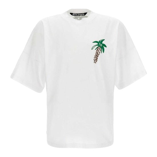 Palm Angels Herren Palmbaum Oversized T-Shirt (Weiß) - Image 1