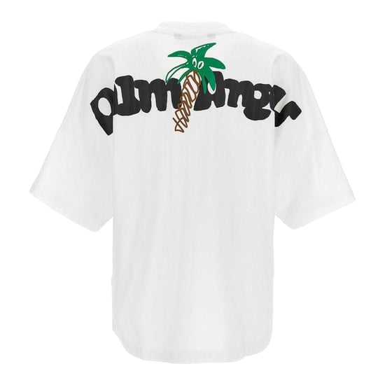 Palm Angels Herren Palmbaum Oversized T-Shirt (Weiß) - Image 2