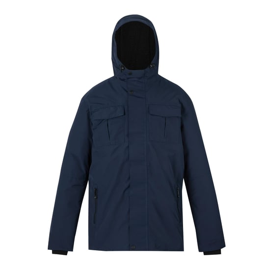 Regatta - "Eamont" Jacke, wasserfest für Herren, Isoliert (Marine/Schwarz) - Image 1