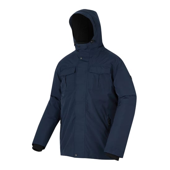 Regatta - "Eamont" Jacke, wasserfest für Herren, Isoliert (Marine/Schwarz) - Image 3