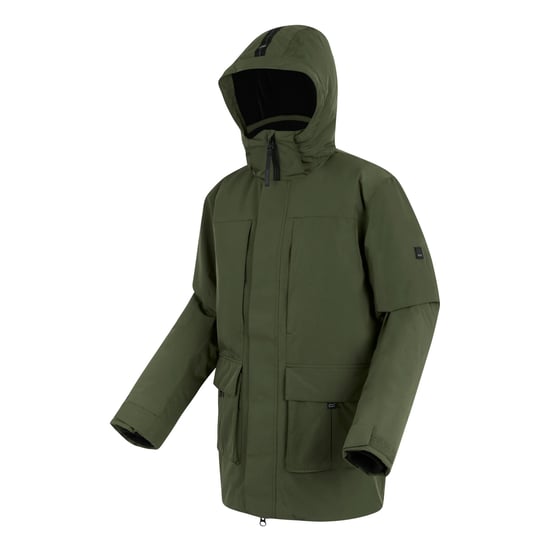 Regatta - "Marron" Jacke, wasserfest für Herren, Isoliert (Oliv/Schwarz) - Image 3