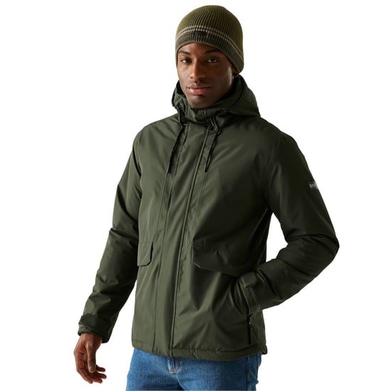 Regatta - "Sterlings" Jacke, wasserfest für Herren, Isoliert (Dunkel-Khaki) - Image 4