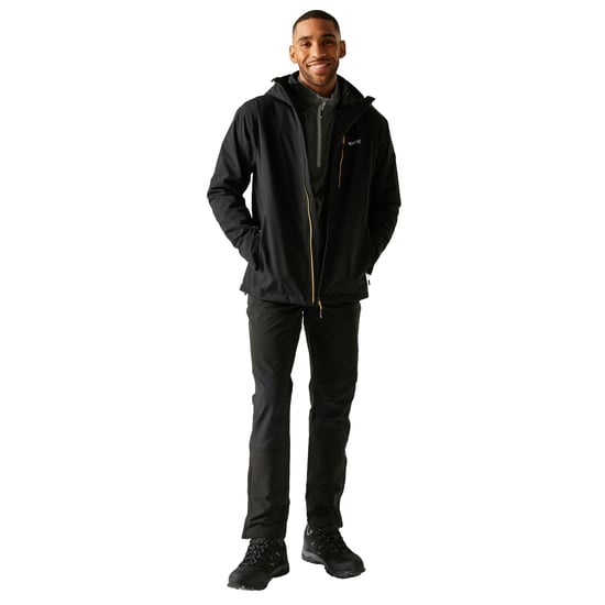 Regatta - "Wentwood" Jacke für Herren, 3 in 1 (Schwarz) - Image 3