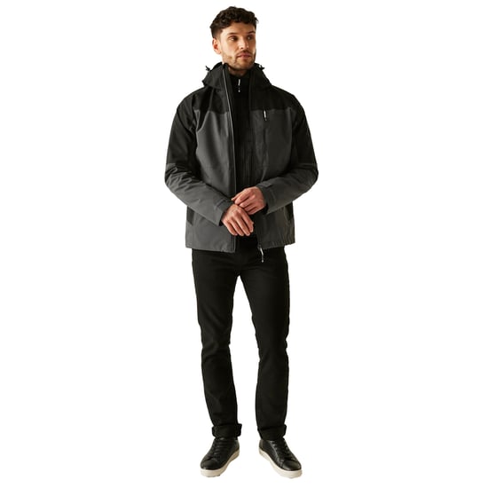Regatta - "Wentwood" Jacke für Herren, 3 in 1 (Aschgrau) - Image 6
