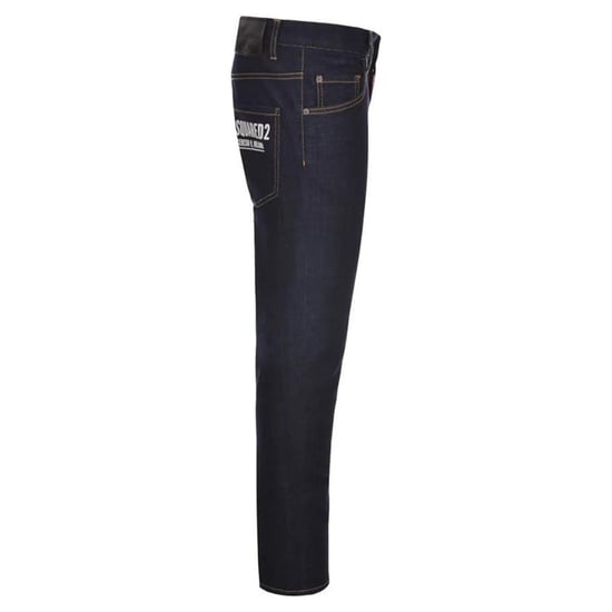 DSquared2 Herren Italienische Adresse Logo Jeans (Marineblau) - Image 3