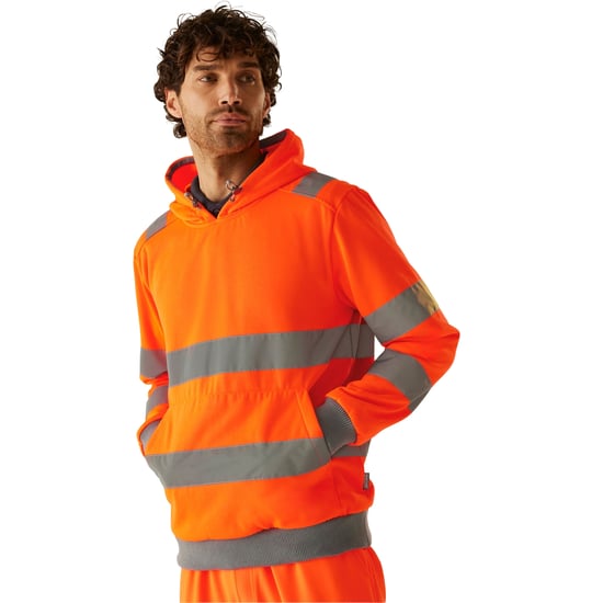 Regatta Professional - "Pro Contract" Kapuzenpullover für Herren (Orange) - Image 4