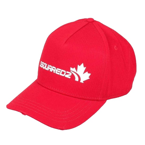 DSquared2 Familienlogo Baseballkappe (Rot/Weiß) - Image 1