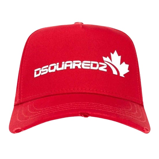 DSquared2 Familienlogo Baseballkappe (Rot/Weiß) - Image 3