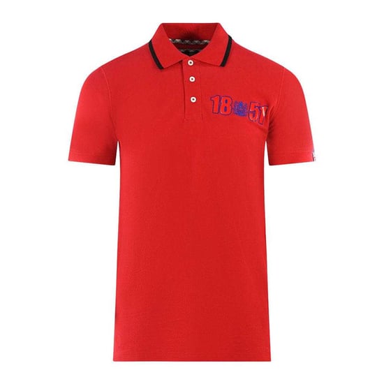 Aquascutum - "London 1851" Poloshirt für Herren/Damen Unisex (Rot) - Image 1