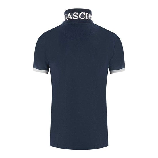 Aquascutum - Poloshirt für Herren/Damen Unisex, Kragen mit Logo (Marine) - Image 3