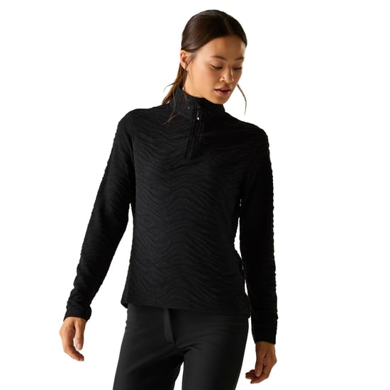 Dare 2B - "Glamourize III" Midlayer für Damen, mit kurzem Reißverschluss (Schwarz) - Image 5