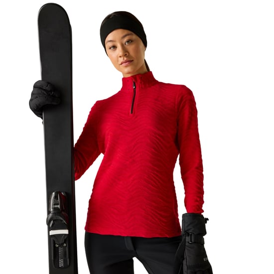 Dare 2B - "Glamourize III" Midlayer für Damen, mit kurzem Reißverschluss (Rot/Rot) - Image 4