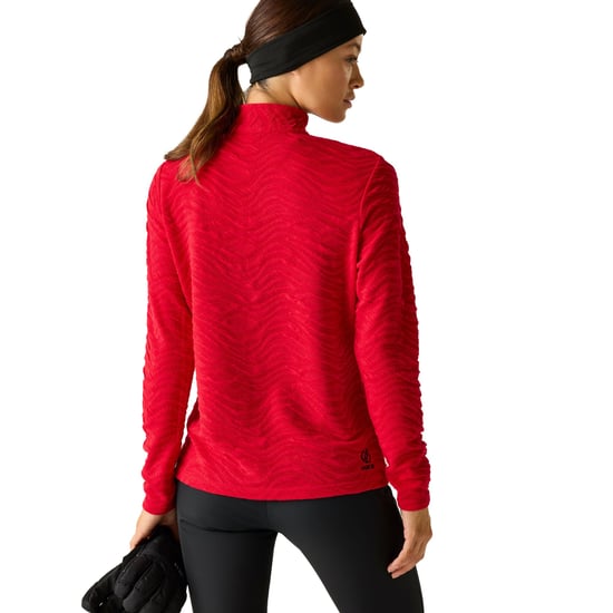 Dare 2B - "Glamourize III" Midlayer für Damen, mit kurzem Reißverschluss (Rot/Rot) - Image 5