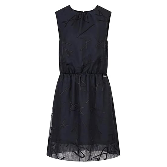 Armani Exchange - Kleid für Damen, Chiffon (Marine) - Image 1