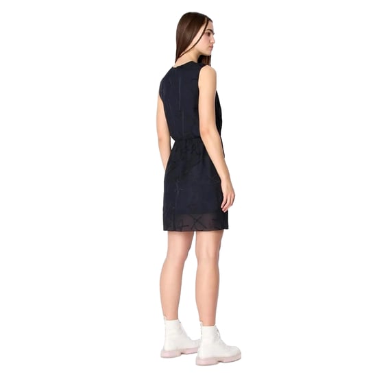 Armani Exchange - Kleid für Damen, Chiffon (Marine) - Image 2