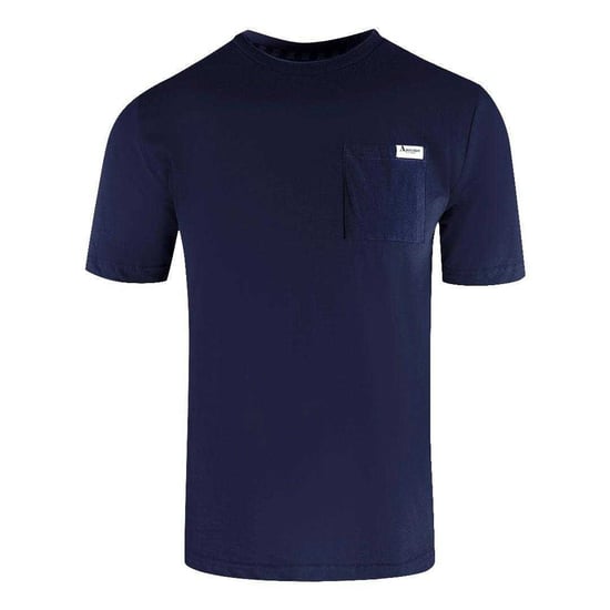 Aquascutum - T-Shirt für Herren, Brusttasche (Marine) - Image 1