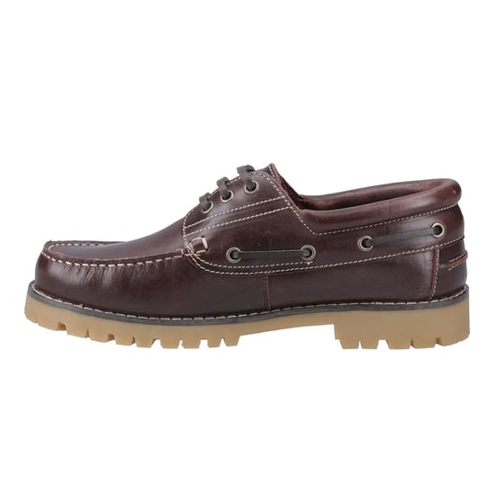 Cotswold Herren Inglecote Leder Bootsschuhe (Braun) - Image 3