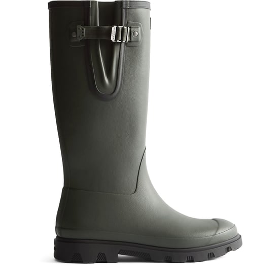 Hunter Downpour Verstellbare Gummistiefel für Herren in Dunkeloliv/Schwarz - Image 4