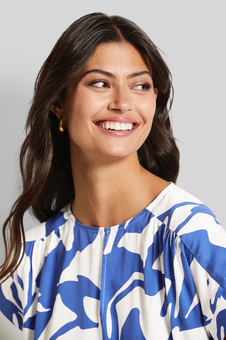 Bugatti Damen Bluse mit überschnittenen Schultern - Image 4
