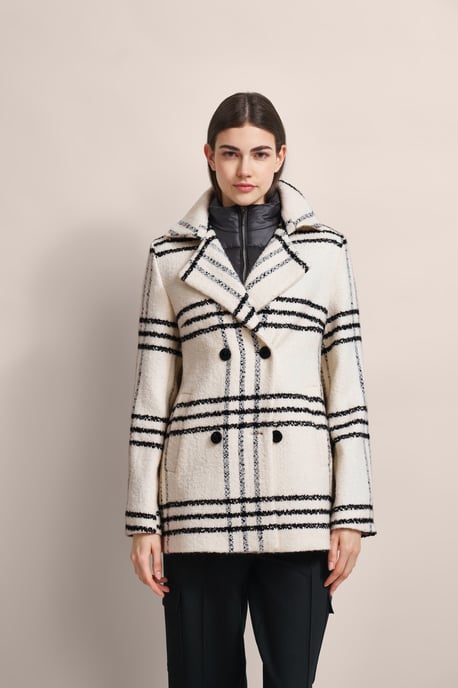 Bugatti Damen Karierter Mantel mit hohem Tragekomfort - Image 4