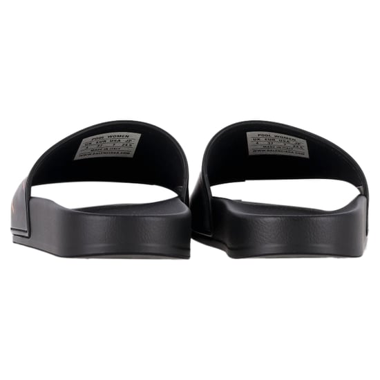 Balenciaga Logo Pool-Slides aus schwarzem Gummi - Image 6
