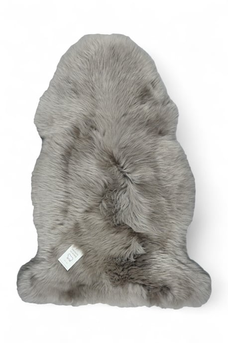 Echter Pilz-Schaffell-Teppich, natürlich, seidig, weich, flauschig, echte Wolle - Image 1