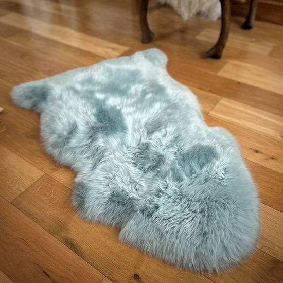Echter Schaffell in Entenei-Optik, natürlich, seidig, weich, flauschig, echter Wollteppich - Image 3