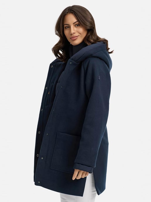 Navahoo Flauschwunder Damen Wintermantel mit abnehmbarem Kragen - Image 6