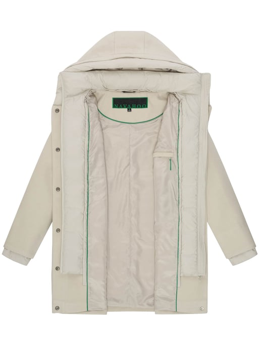 Navahoo Flauschwunder Damen Wintermantel mit abnehmbarem Kragen - Image 4