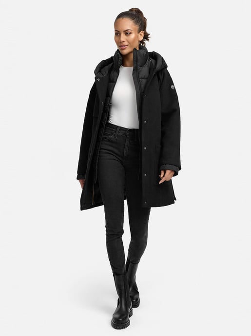 Navahoo Flauschwunder Damen Wintermantel mit abnehmbarem Kragen - Image 5