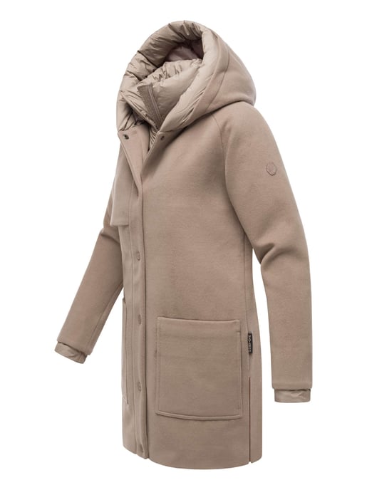 Navahoo Flauschwunder Damen Wintermantel mit abnehmbarem Kragen - Image 2