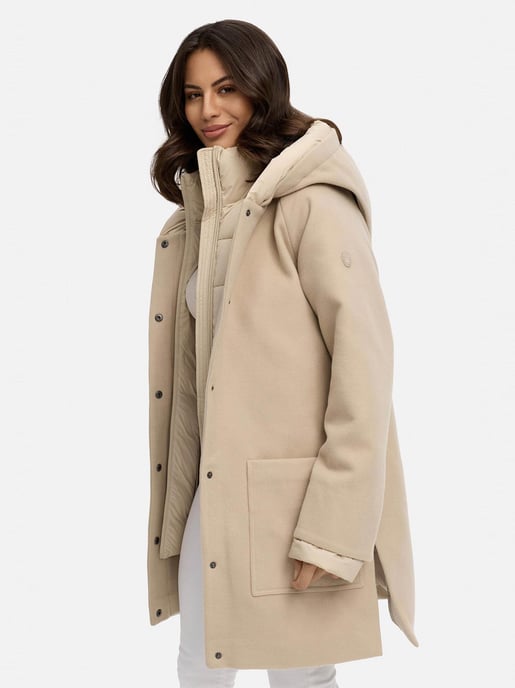Navahoo Flauschwunder Damen Wintermantel mit abnehmbarem Kragen - Image 6