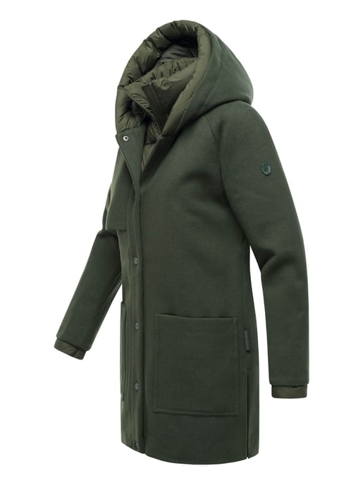Navahoo Flauschwunder Damen Wintermantel mit abnehmbarem Kragen - Image 2
