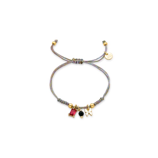 Luxenter 925 Sterling Silber Armband mit grünem Kristall in 18K Gelbgold - Schmetterling - Image 1
