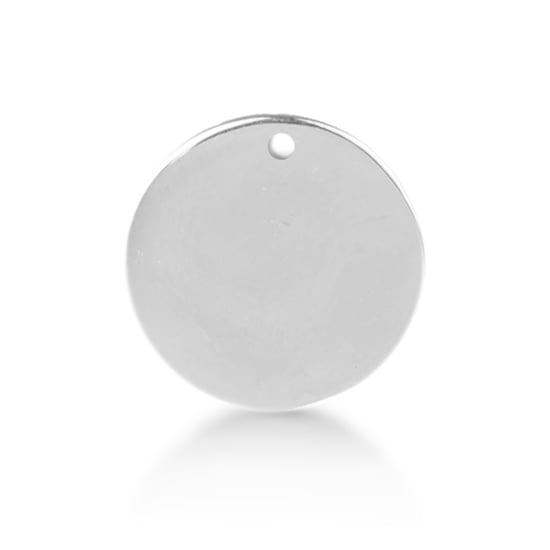 Luxenter 925 Sterling Silber rhodinierter Anhänger - Ring - Image 1