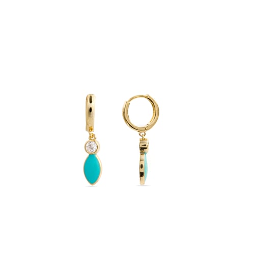 Luxenter Ohrringe aus 18k Gelbgold mit funkelnden Zirkonias - Rielo - Image 1