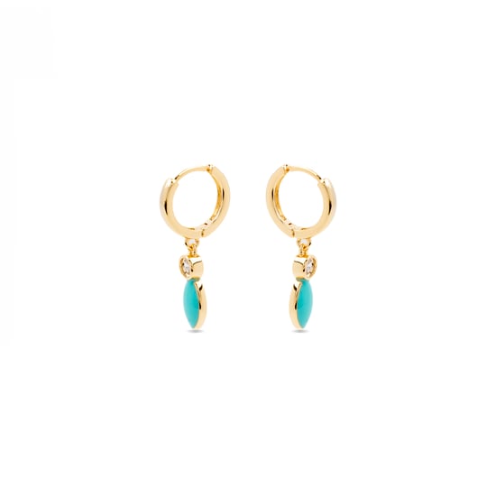 Luxenter Ohrringe aus 18k Gelbgold mit funkelnden Zirkonias - Rielo - Image 3