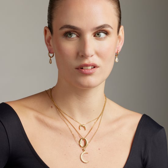Luxenter 18k gelbgold plattierte Brillant-Zirkonia Ohrringe - Hade - Image 2