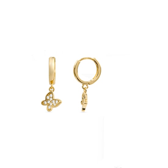 Luxenter Ohrringe aus 18k Gelbgold mit funkelnden Zirkonen - Kaduro - Image 1