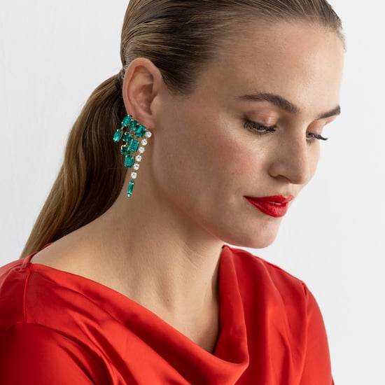 Luxenter Ohrringe mit mehrfarbigem Kristall 18k goldfarben - Ordfi - Image 2