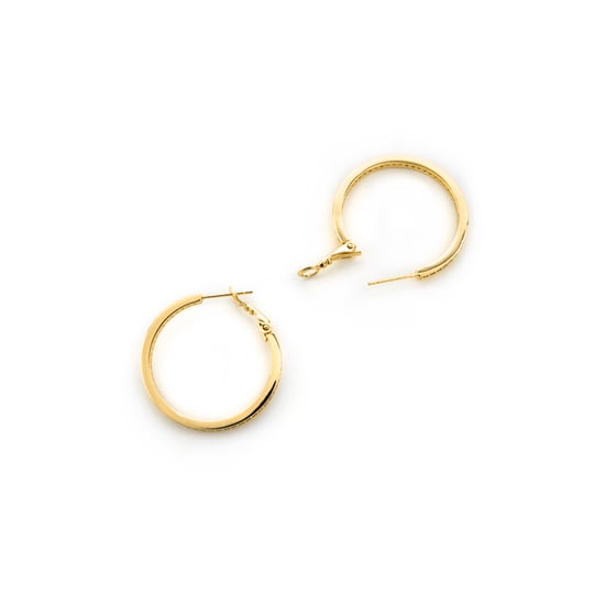 Luxenter-Ohrringe mit 18k Gold-Finish Brillant Zirkonia - Budix - Image 4