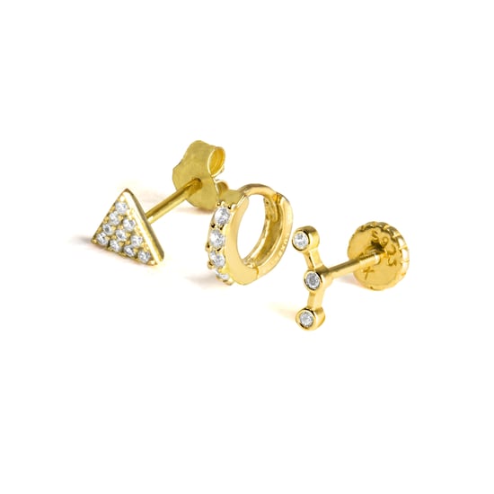 Luxenters aus 925er Sterlingsilber mit 18K Gelbgold-Finish - Luxenter - Image 1