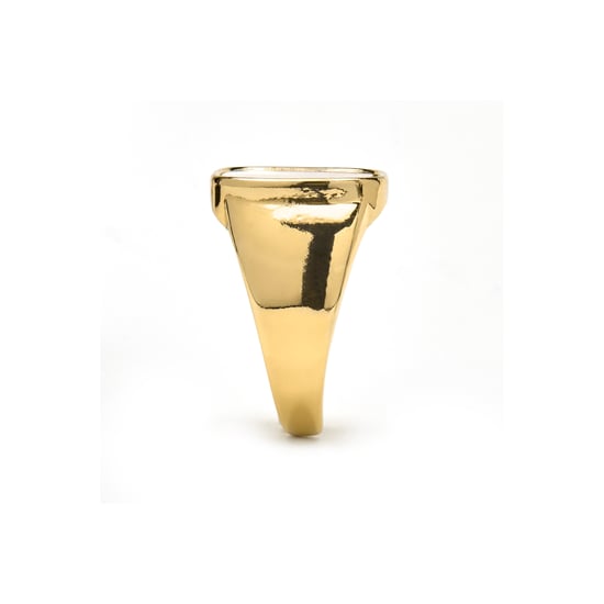 Luxenter Ring mit 18k Gold Finish weißem Perlmutt - Misau - Image 3