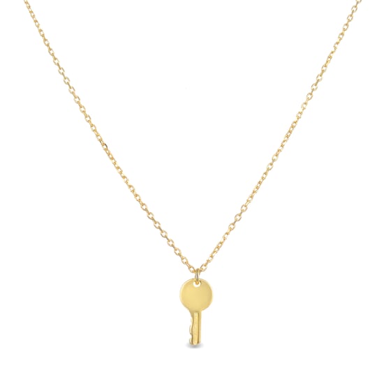 Luxenter Halskette aus 925er Sterlingsilber mit 18 Karat Gelbgold - Dikar - Image 1