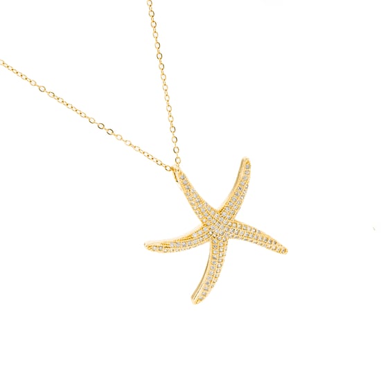 Luxenter Halskette mit glänzendem Zirkonia 18K Gold - Sirif - Image 2